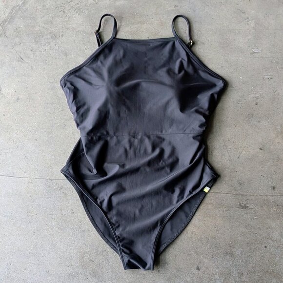 Summersalt The High Neck One Piece Swimsuit in Black size 10 - Picture 3 of 8